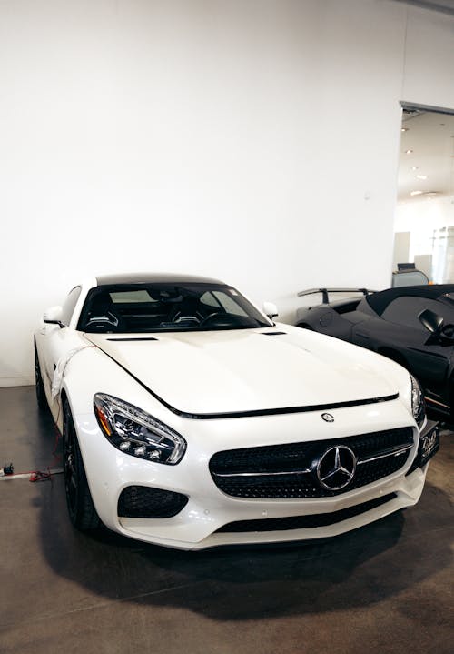 Free White Mercedes AMG GT Stock Photo