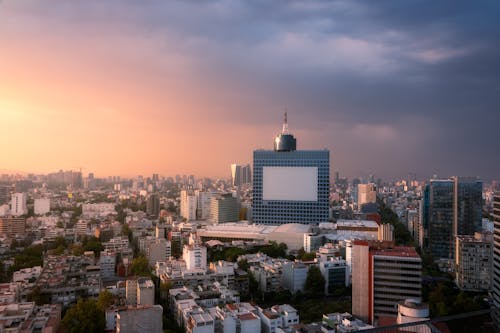 Foto d'estoc gratuïta de capvespre, centre de la ciutat, ciutat