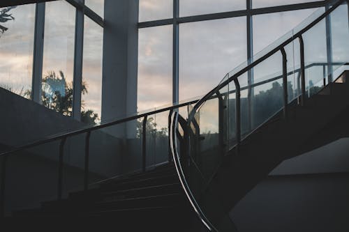 Free Photo of Stairs During Dawn Stock Photo