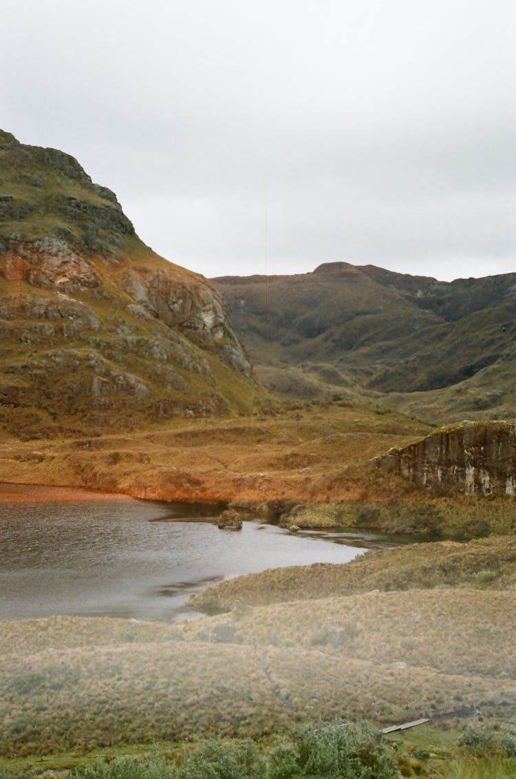 A Lake In A Mountain Valley