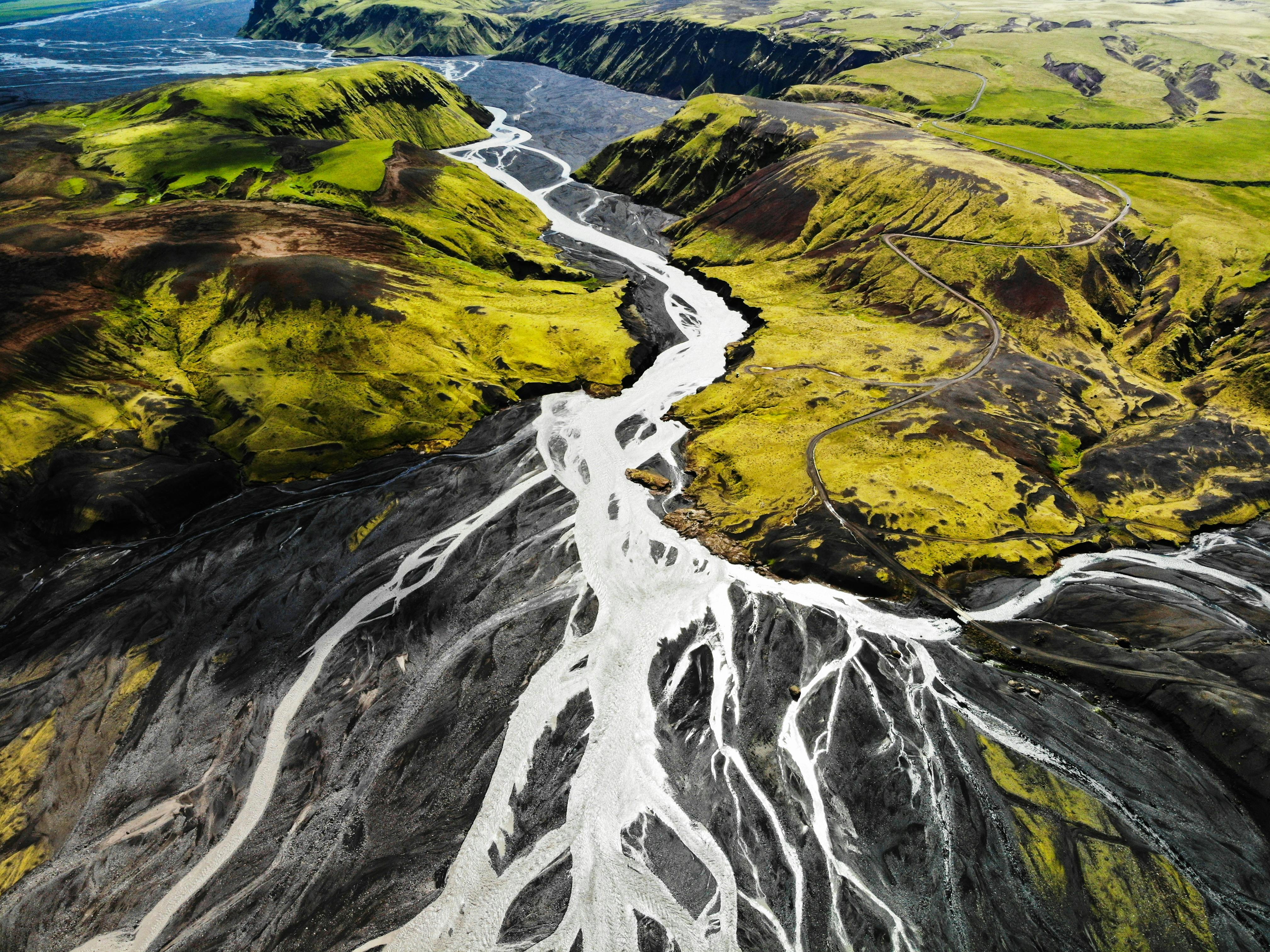 Aerial View Of River · Free Stock Photo