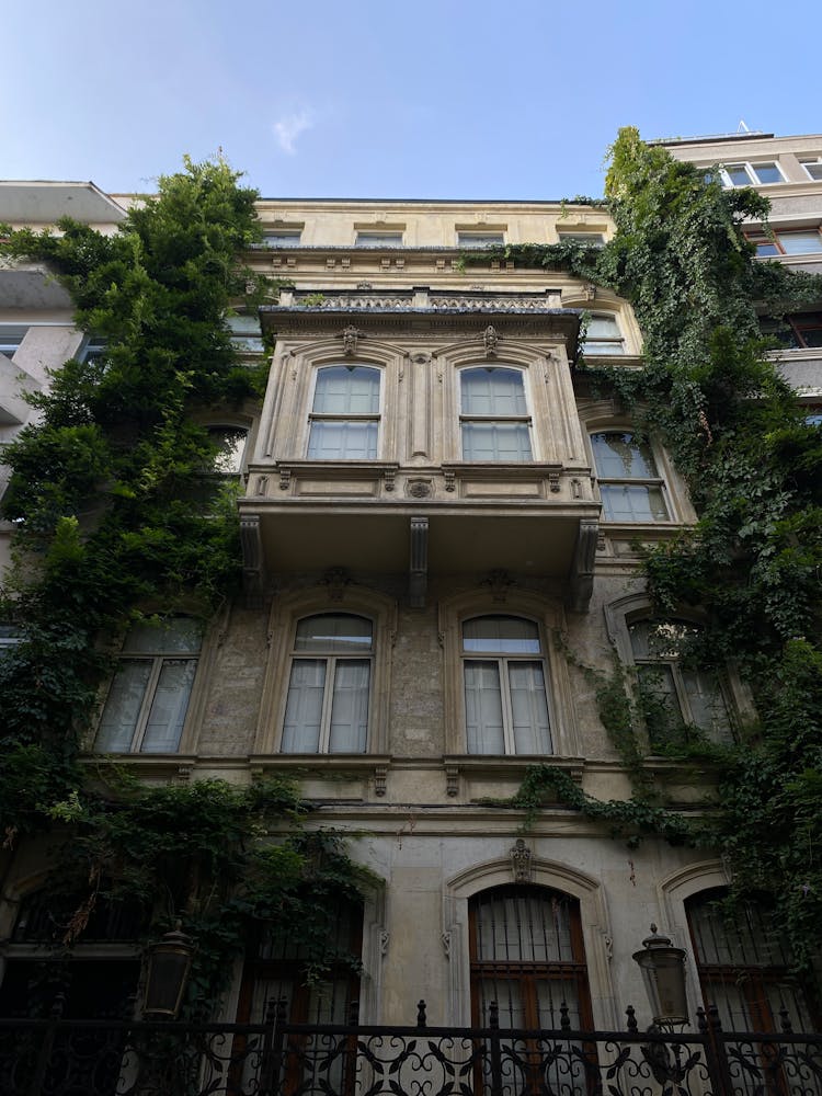 Facade Of Urban House In Istanbul