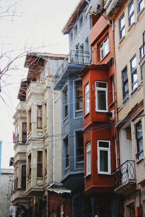 Facades of Townhouses 