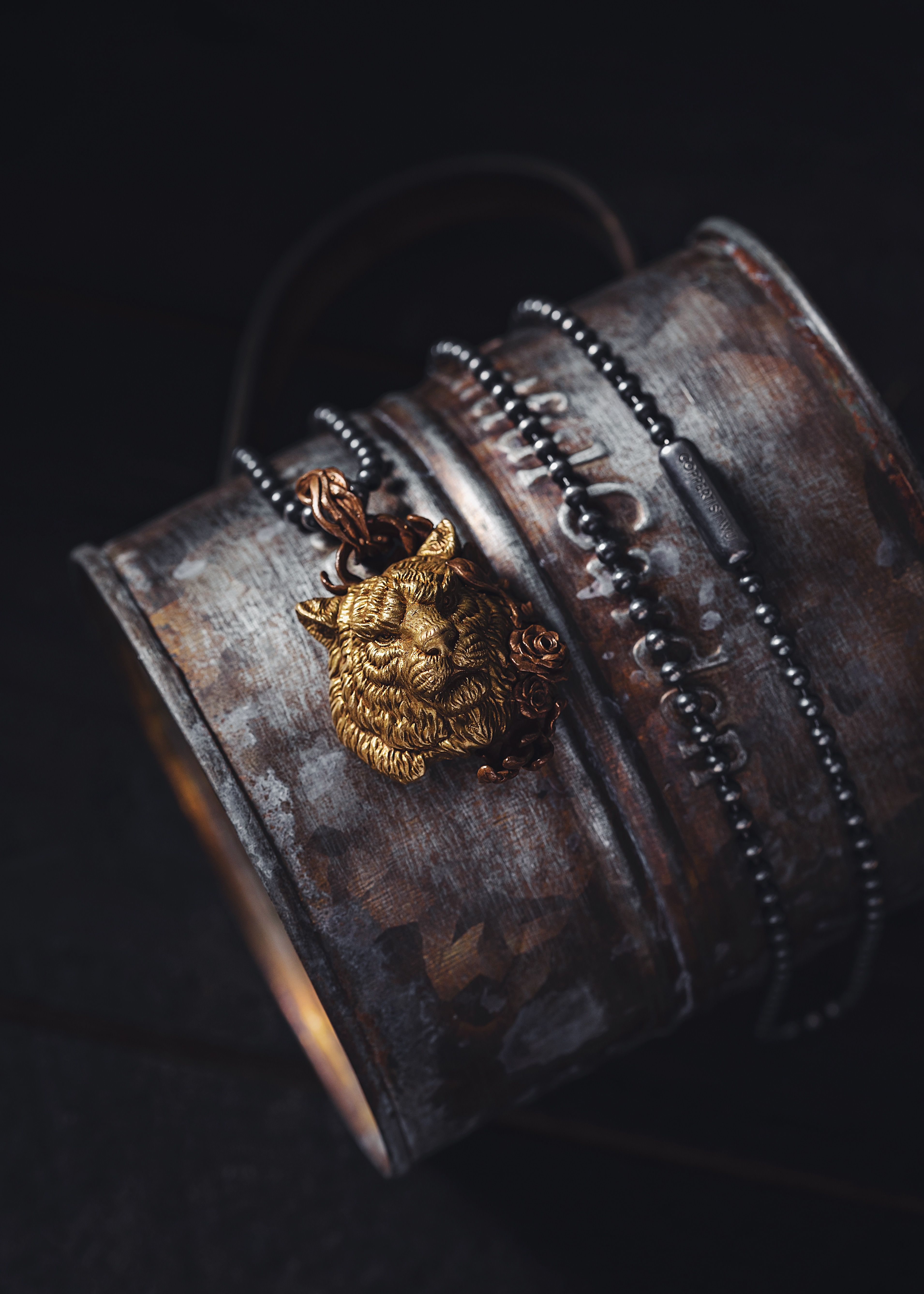 Pendant with a Chain Wrapped around a Can · Free Stock Photo