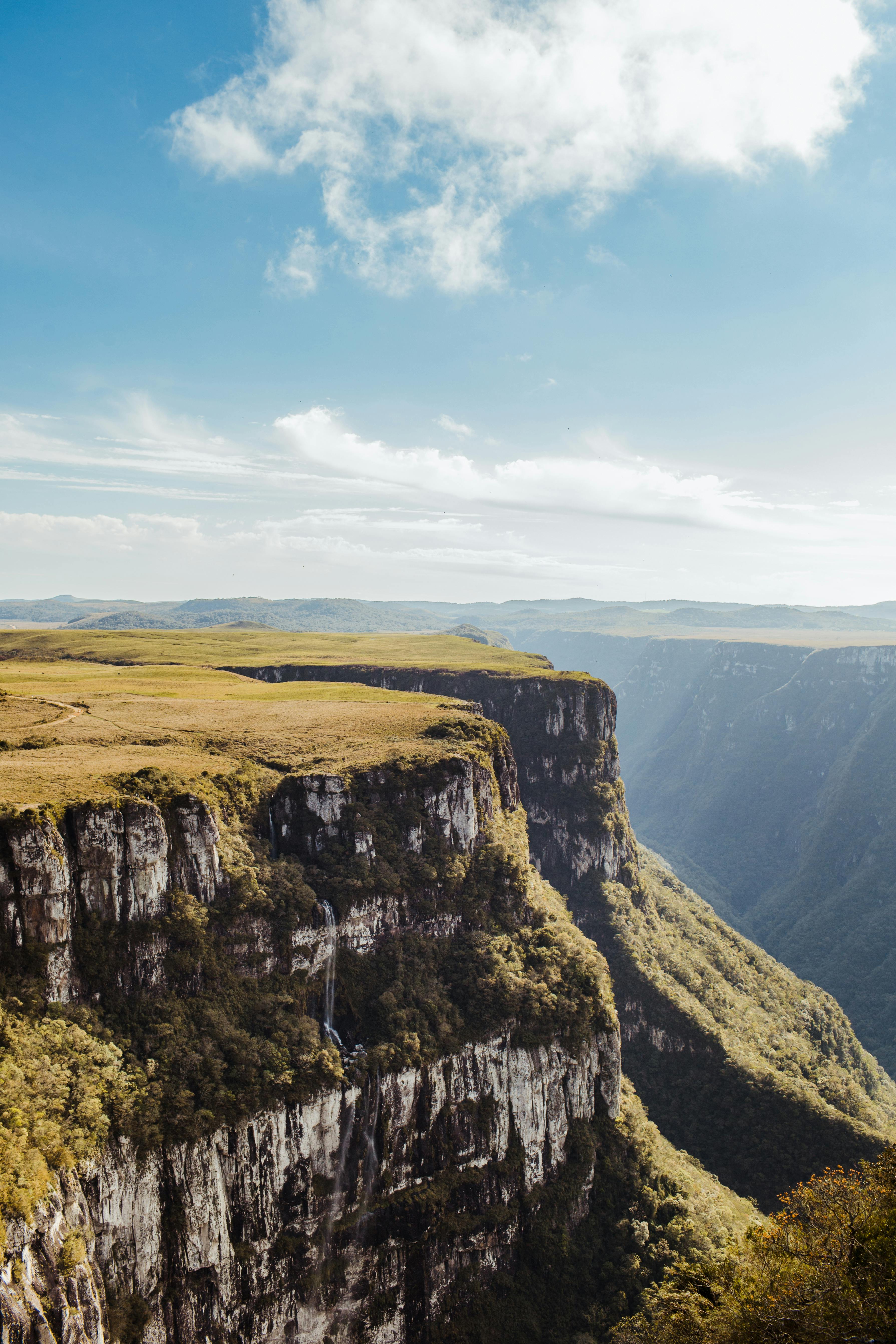 Explore the breathtaking Fortaleza Canyon in Serra Geral National Park, Brazil, capturing nature's grandeur.