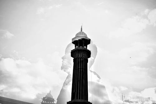 Free stock photo of black-and-white, jama masjid, kaushalrajphotography
