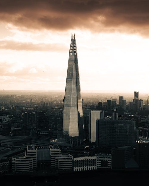 The Shard Skyscraper and Cityscape of London 