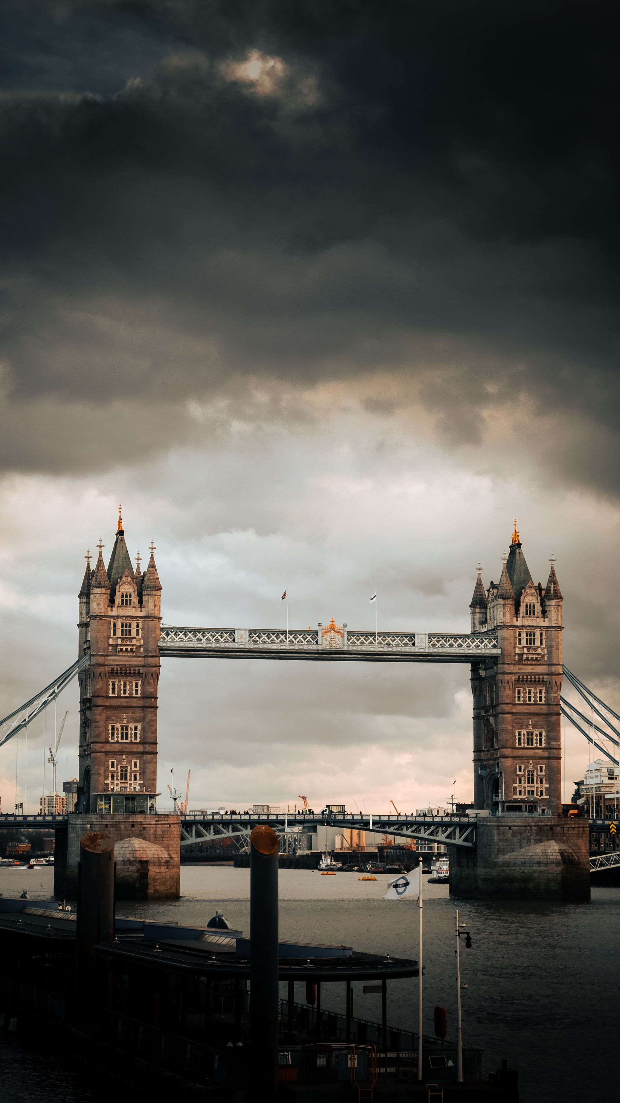 Tower Bridge over the River Thames in London