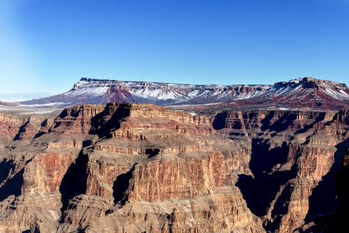 Barren Rocks and Canyon Landscape