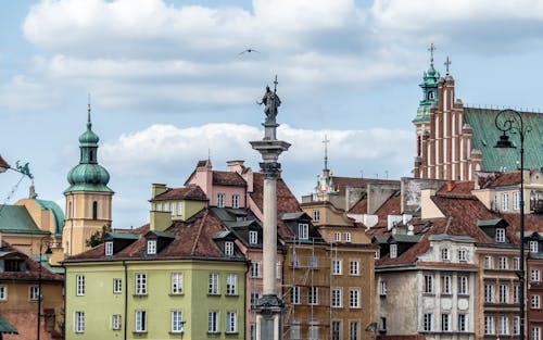 Free stock photo of old city, warsaw