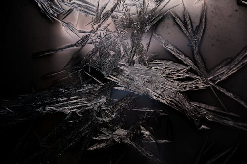 Abstract, Sharp Ice Shapes