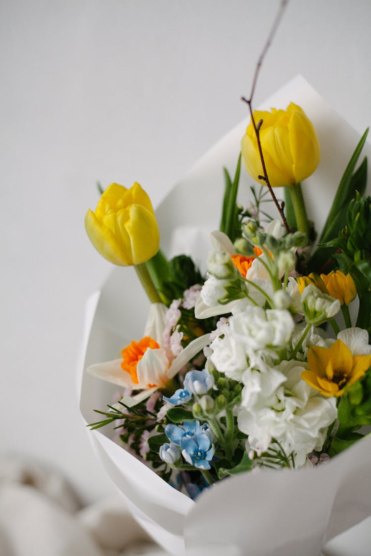 Flowers In Bouquet