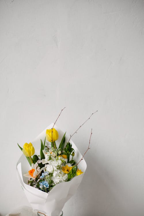 A Bouquet with Spring Flowers