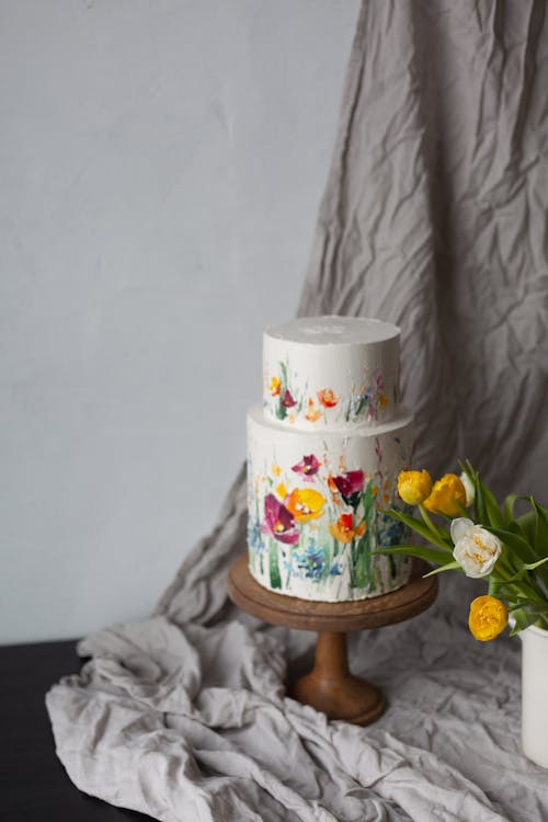 Foto d'estoc gratuïta de cakestand, decoratiu, floral