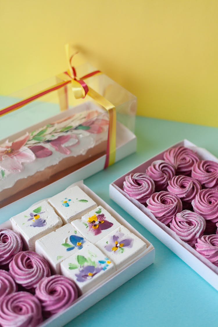 Pastel Photo With Decorative Cakes