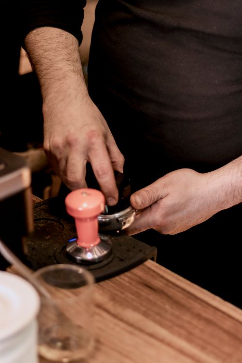 Free coffee making Stock Photo
