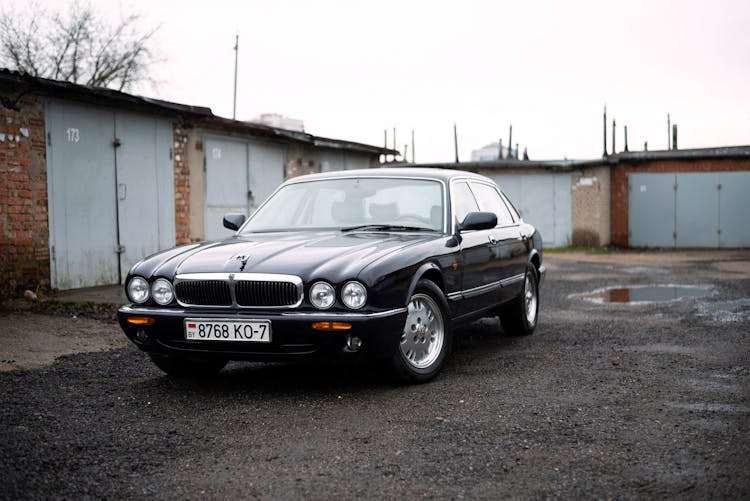 Luxury Black Jaguar Car 