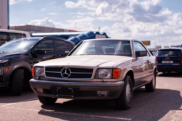 A Car On A Parking Lot