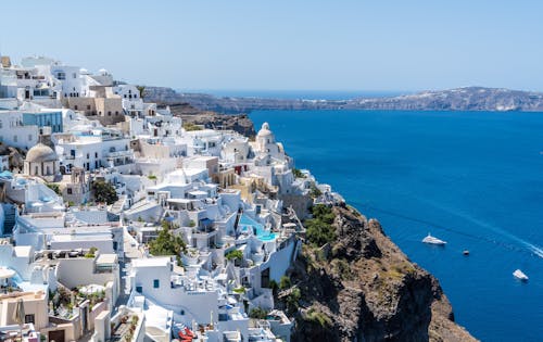 Vista Del Paesaggio Della Grecia Durante Il Giorno