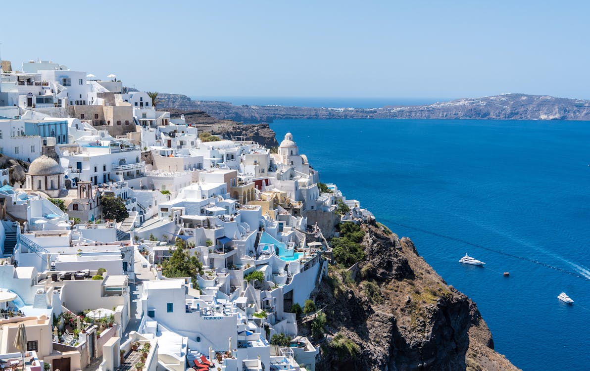 昼間のギリシャの風景