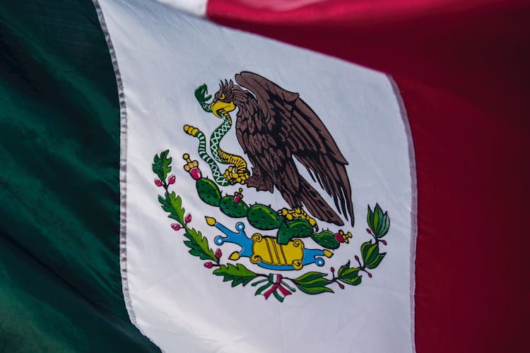 Close-up Of Red, White, And Green Country Flag