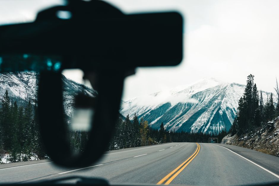 Stunning coastal view from the Sea-to-Sky Highway in British Columbia, Canada
