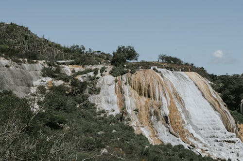 Waterfalls on Cliff