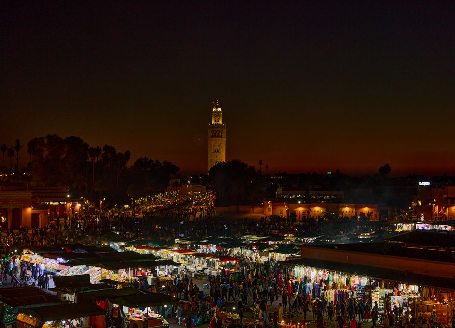 Marrakech, Morocco — a travel moment · stay connected with a Marrakech eSIM from My Holiday SIM