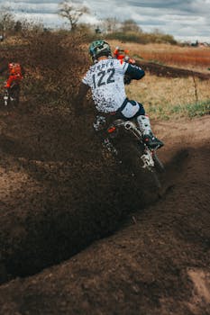 Action-packed off-road motorcycle race in Borský Mikuláš, Slovakia. Experience the thrill of enduro racing.
