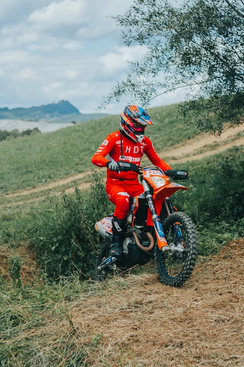 Gratis stockfoto met enduro, kerel, langlaufen