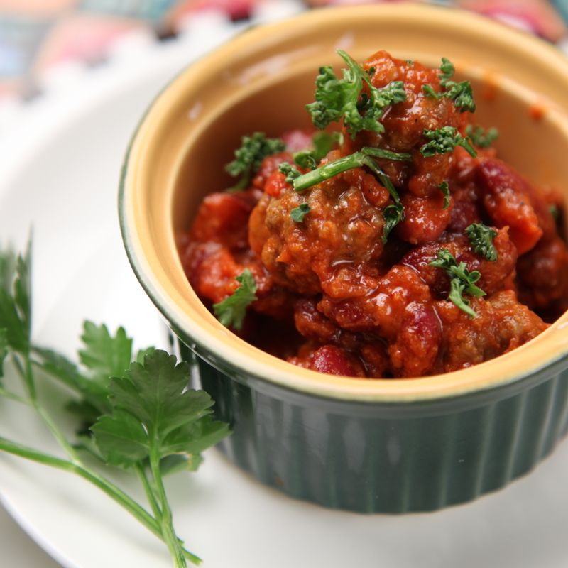 Greek-Style Beef Chili with Ouzo and Fennel