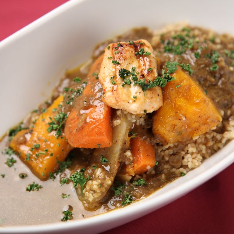 Moroccan Vegetable Stew with Couscous