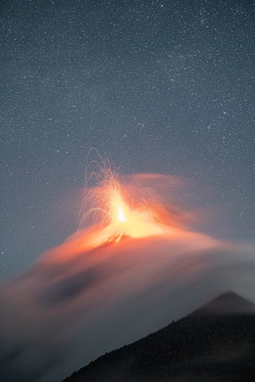 Eruption of a Volcano 