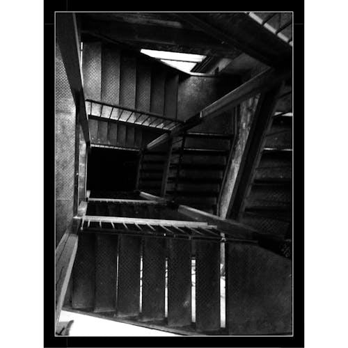 Free stock photo of angles, dark, staircase Stock Photo