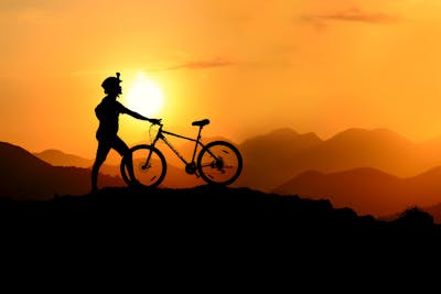 Adventure travel in mountains