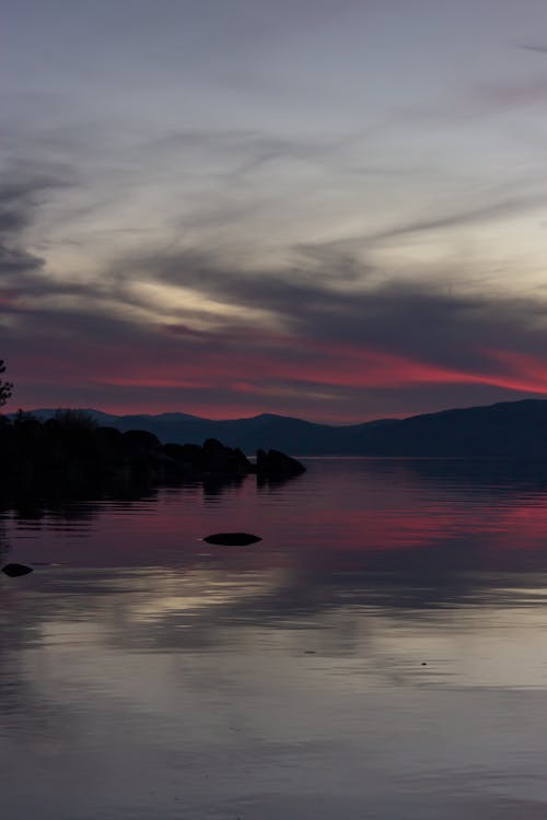 Základová fotografie zdarma na téma obloha, odraz, rozbřesk