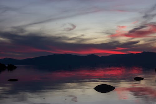 Základová fotografie zdarma na téma obloha, odraz, rozbřesk