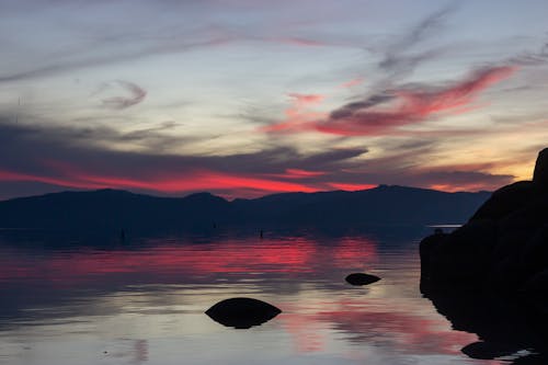 Základová fotografie zdarma na téma obloha, odraz, rozbřesk