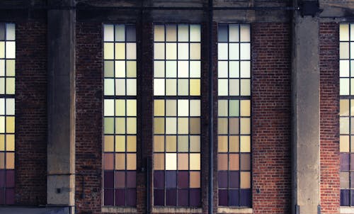 Ingyenes stockfotó ablakok, acél- és betonszerkezet, belső témában