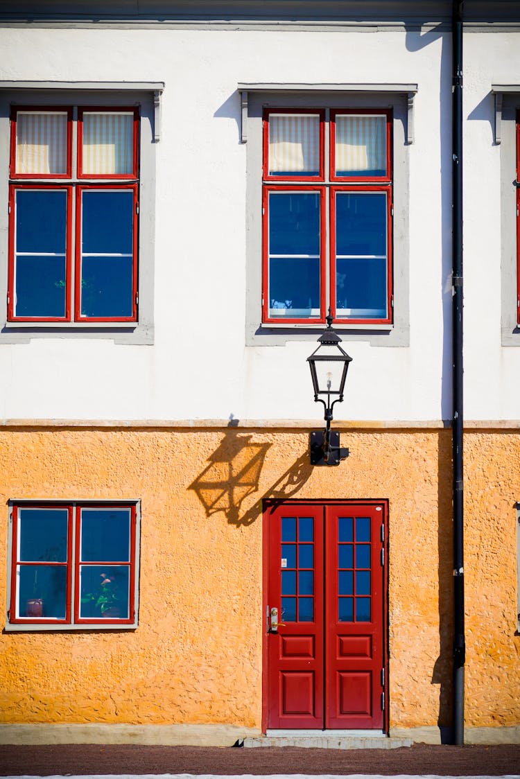 Sunlit Building Wall