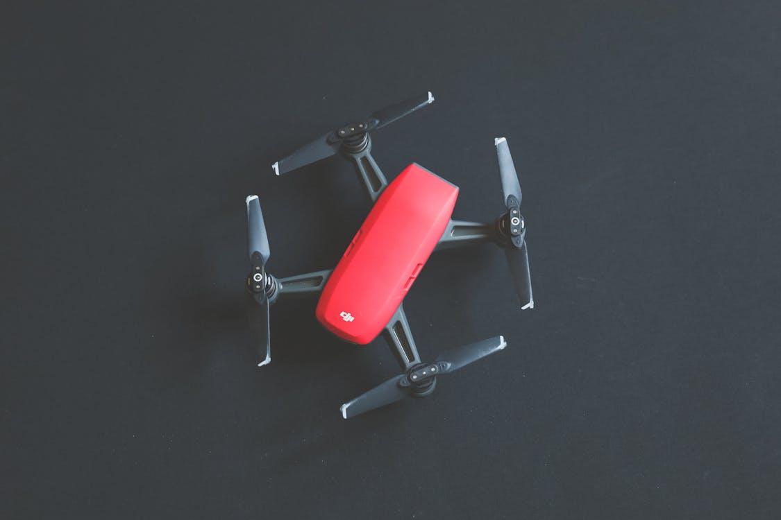 Free Red Dji Spark Drone Stock Photo