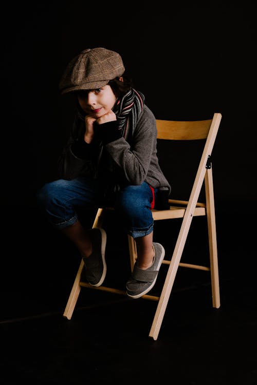 Free Photo of Kid Posing For Camera Stock Photo