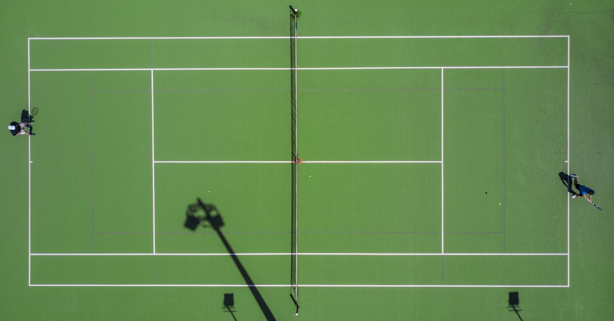 Two Person Playing Tennis · Free Stock Photo