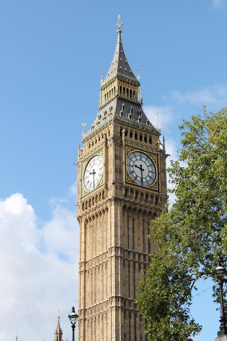 Big Ben Under Blue And White Sky During Daytime