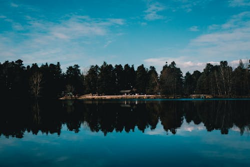 Foto stok gratis awan, danau, kertas dinding