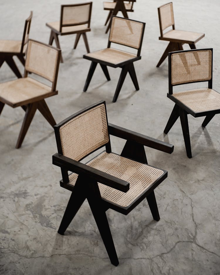 Chairs On Marble Floor