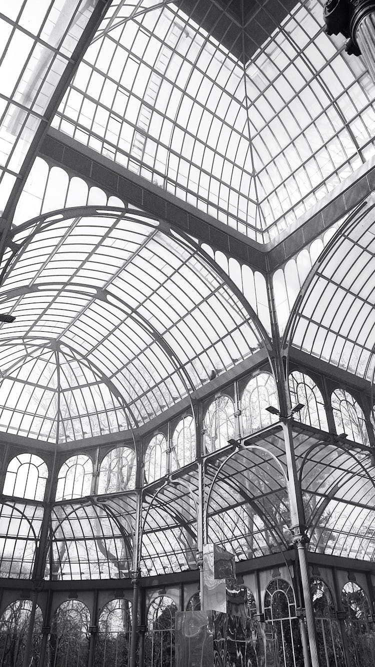 Dome Glass Ceiling In Building