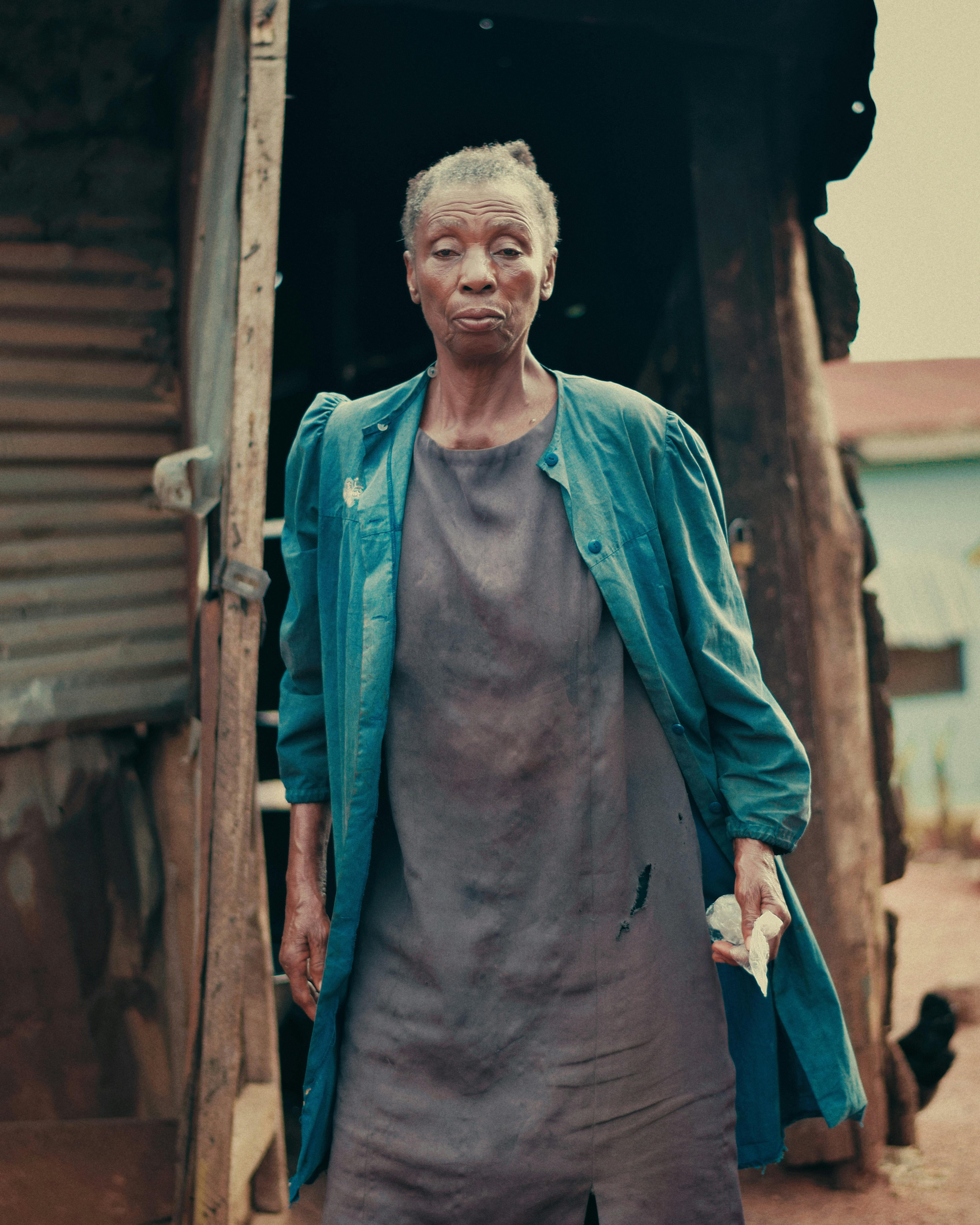 Elderly Woman in Village · Free Stock Photo