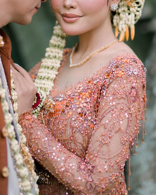 Close up of Woman in Traditional Clothing