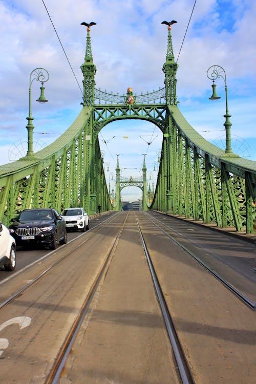 Kostnadsfri bild av bilar, budapest, frihetsbron